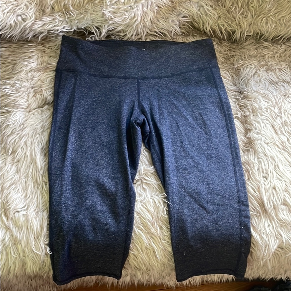 Athleta Charcoal Heather bike shorts